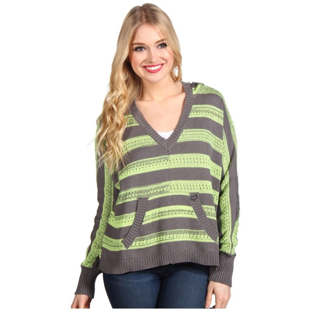 $69 Fox Racing Women's Trouble Shoot Hoodie Sweater In Shadow Size XS